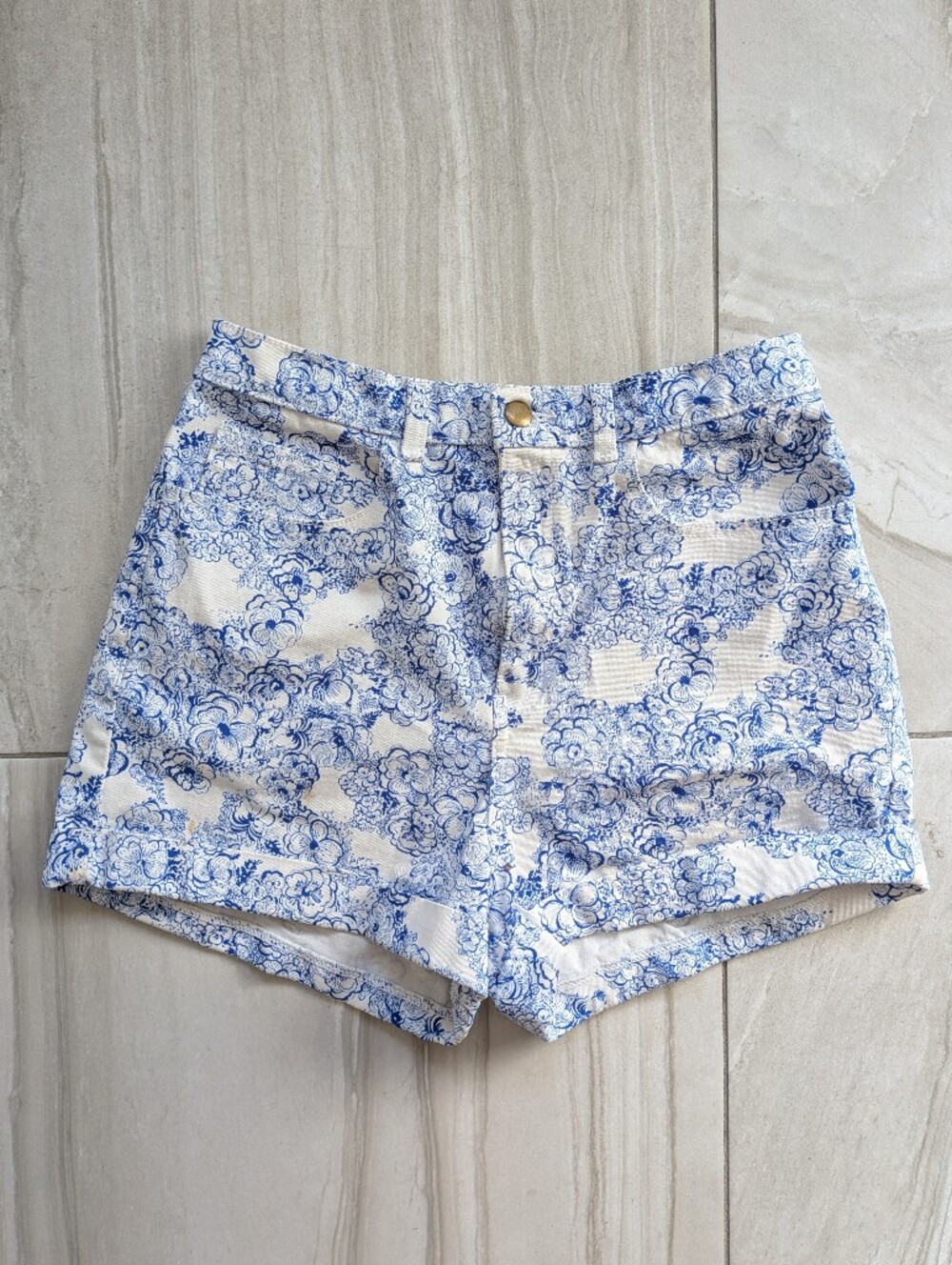 American Apparel Floral High Waist Shorts Medium. 29 Waist